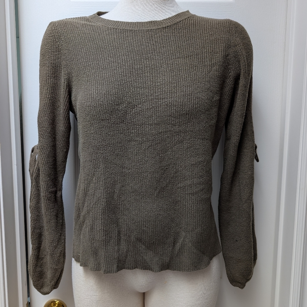 American Eagle Outfitters Taupe Knit Pullover